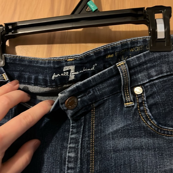 7 for all Mankind high waist ankle skinny - Picture 3 of 4